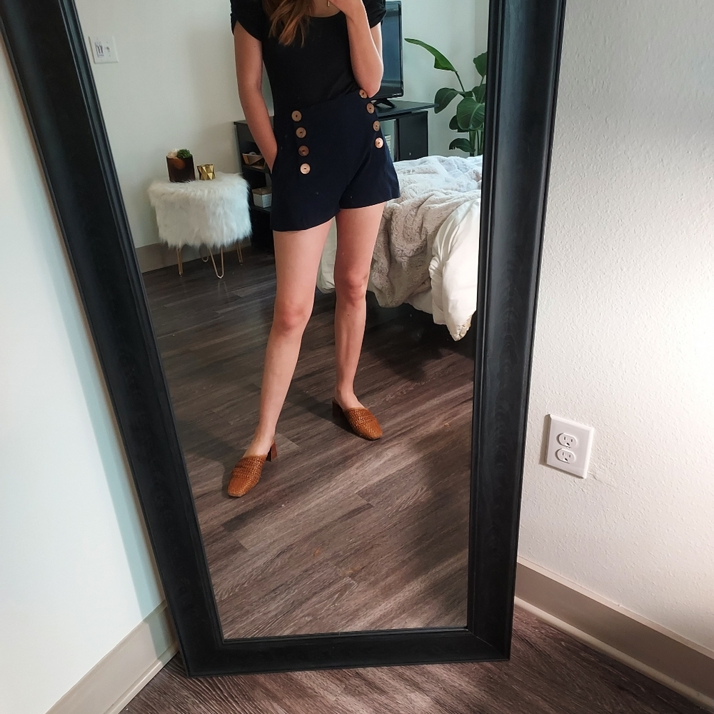 Button up shorts